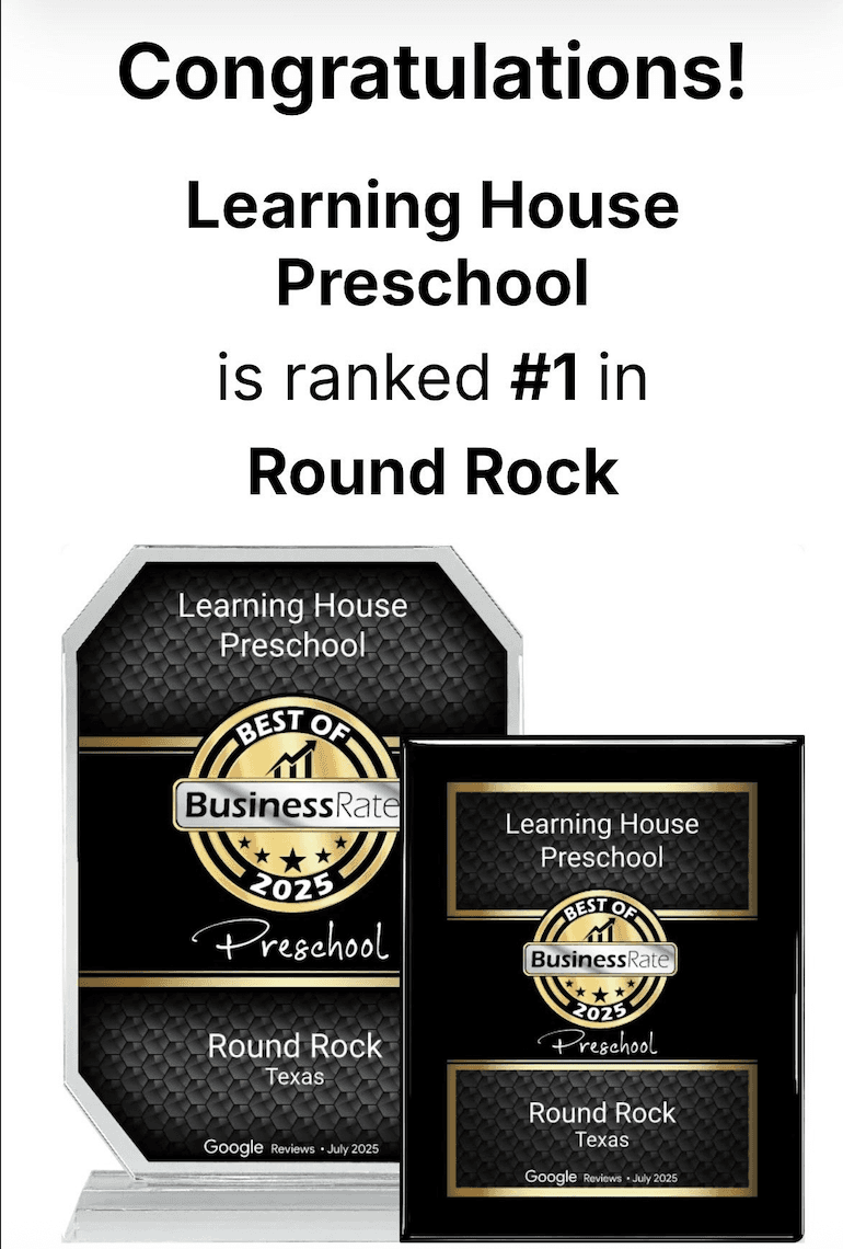 Learning House Preschool Ranked #1 Best Preschool in Round Rock by BusinessRate.com